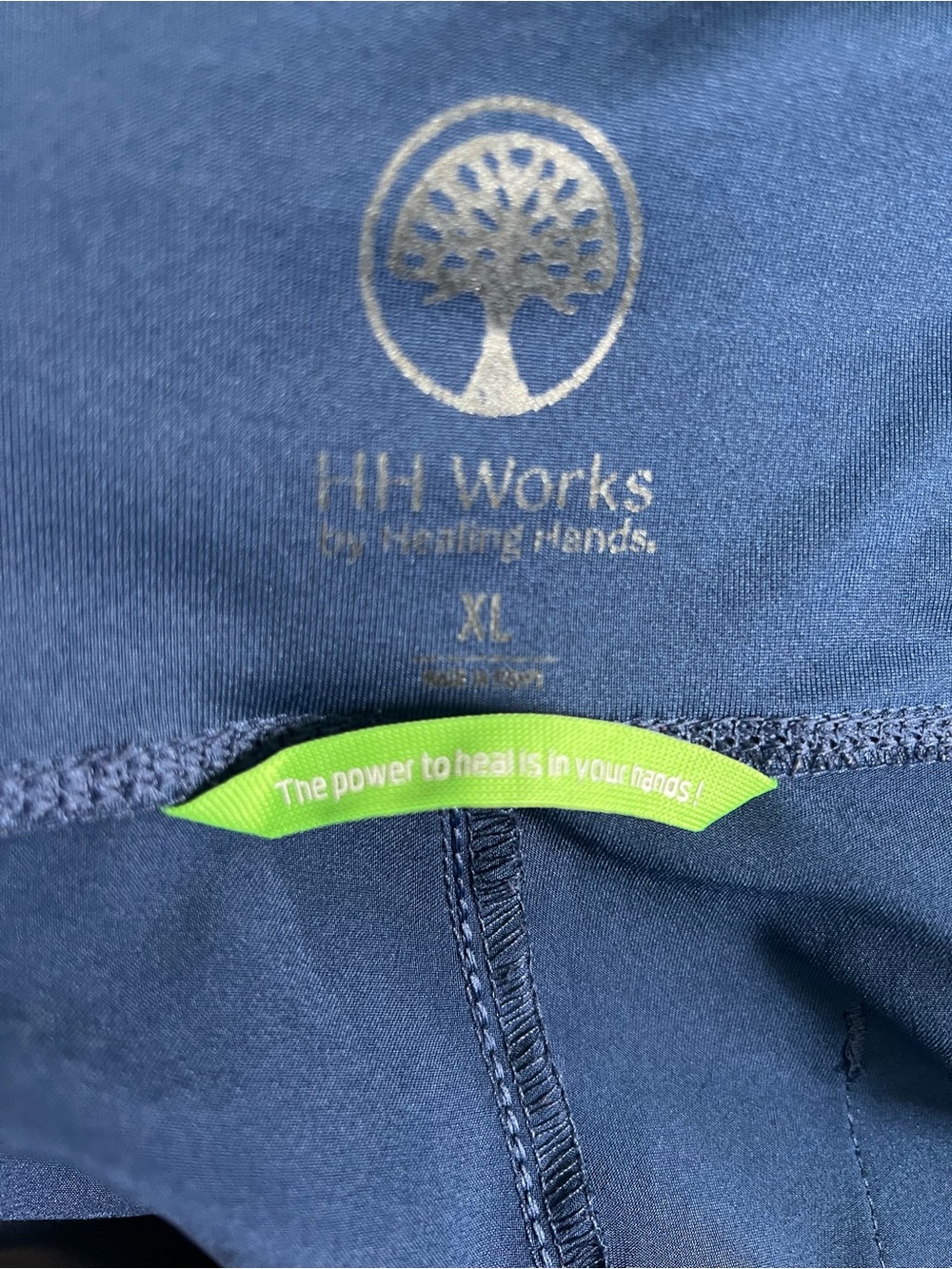 healing hands Navy Blue Scrub Pants (HH Works) Maternity XL